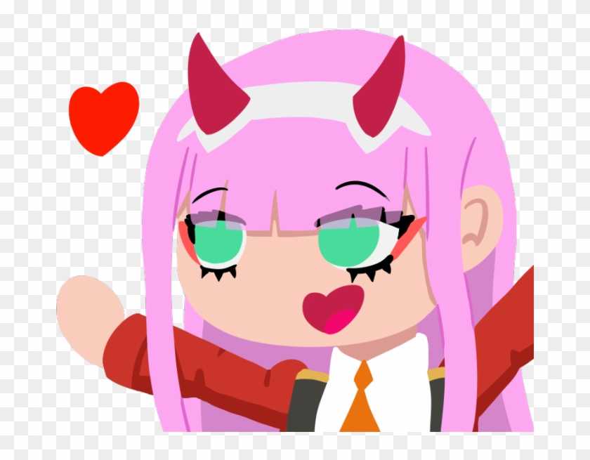 Made Some Zero Two Emotes For My Discord Server - Zero Two Emote Discord Clipart #577142