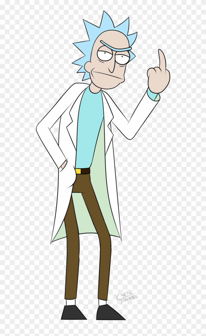 Rick And Morty Gif Png - Rick Sanchez Full Body Clipart