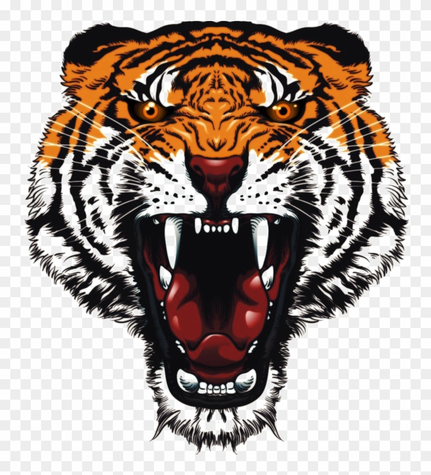 Tiger Tattoos Png Pic - Tiger Face Transparent Background Clipart