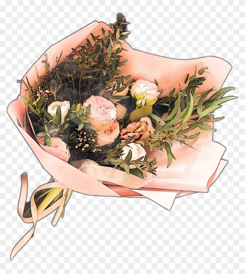 Watercolor Flowers Free Download Png - Bouquet Clipart