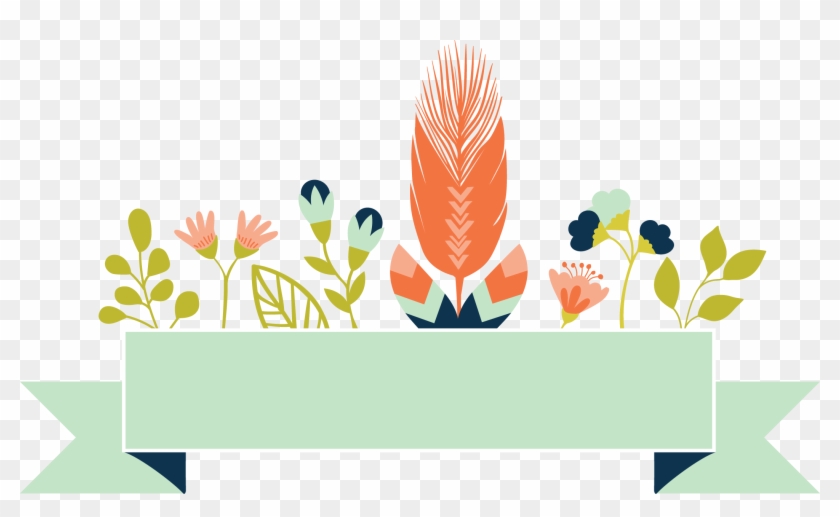 Banner Floral Png - Floral Banners Png Clipart