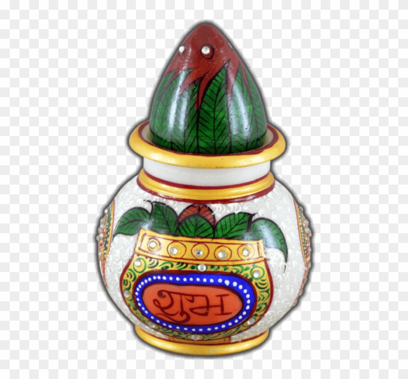 Tg-marble Kalash Nariyal Subh Labh - Serveware Clipart