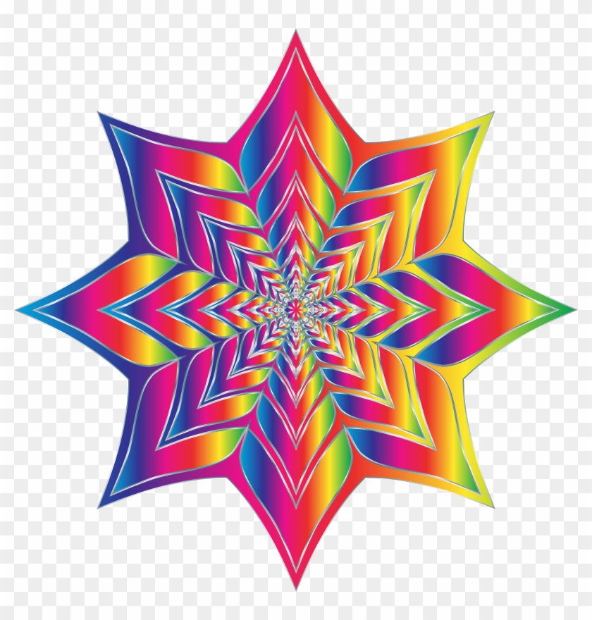 Color Flower Silhouette Clip Art - Clip Art - Png Download #578376