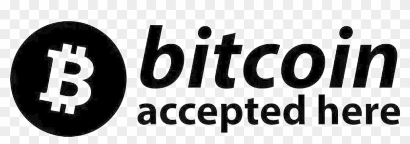 Bitcoin Accepted Here Button Free Png Image - Bitcoin Clipart