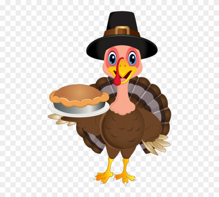 Download Thanksgiving Cute Turkey Png Images Background - Cartoon Clipart