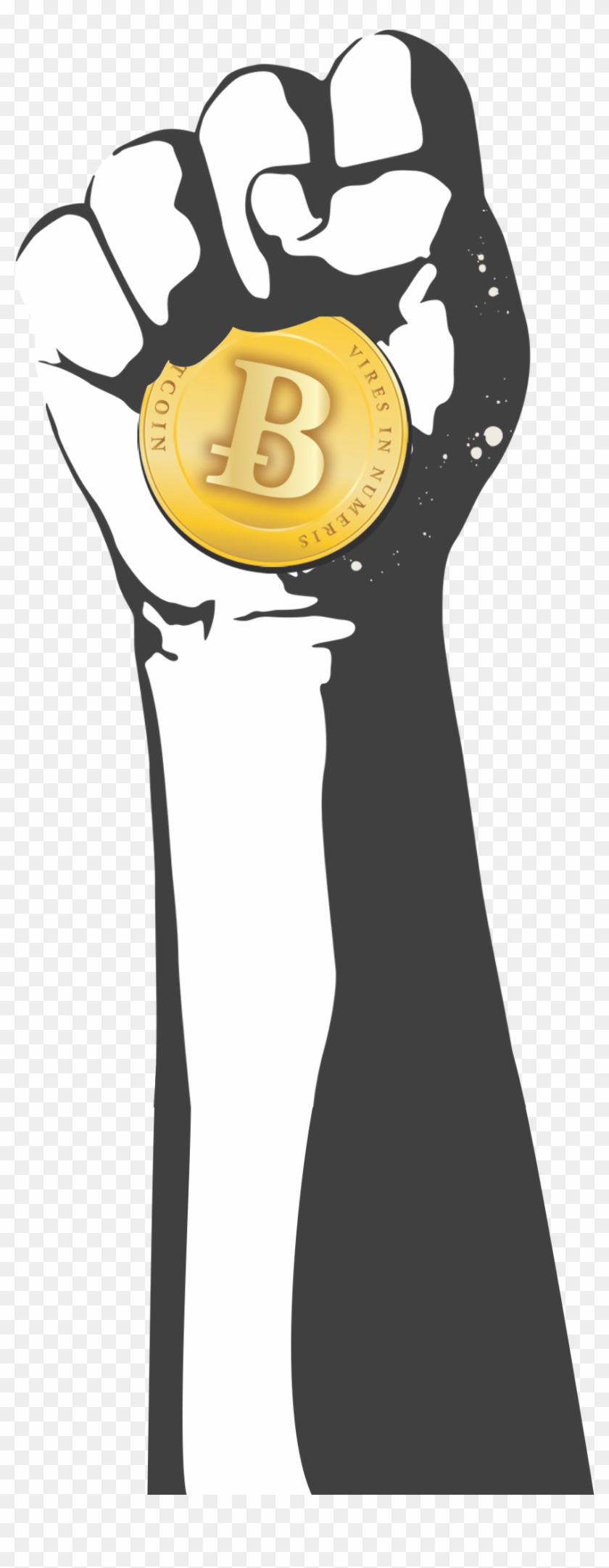 Rise And Rise Of Bitcoin Poster Clipart #578811