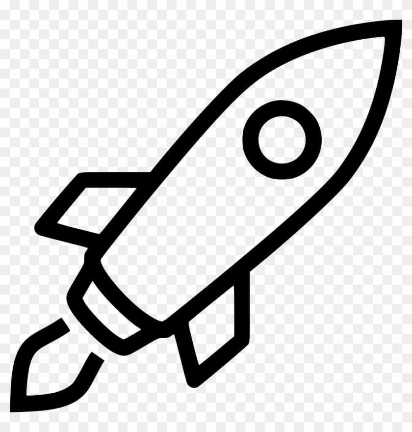 Rocket Png Background Image - Rocket Png Black And White Clipart #578972