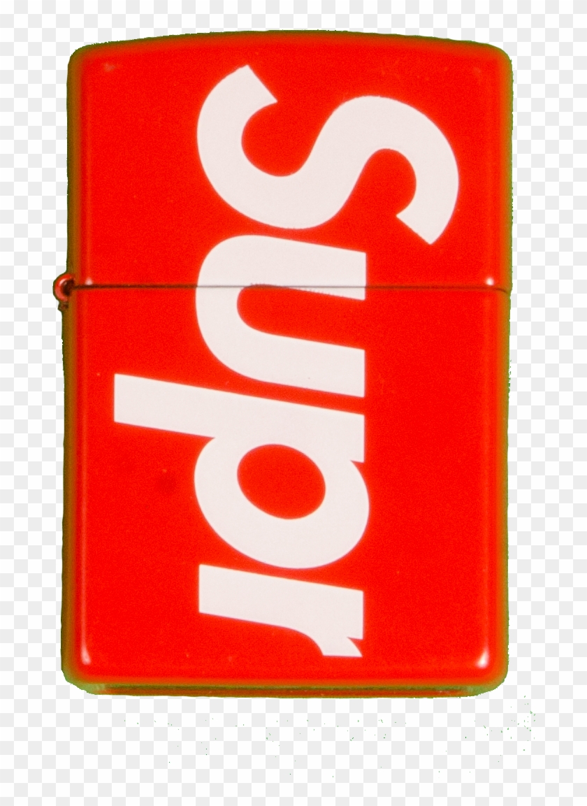 Supreme Logo Zippo - Supreme Clipart #578977