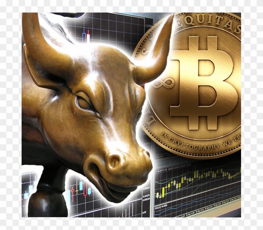 Bitcoin Headed Over $90,000 - Charging Bull Clipart #579119