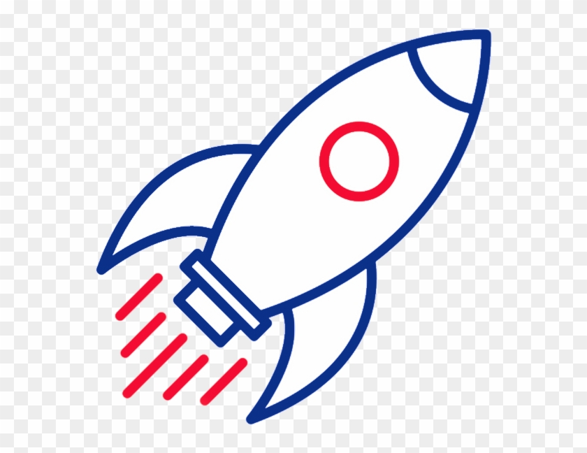 Outline Of A Rocket , Png Download - Rocket Clipart