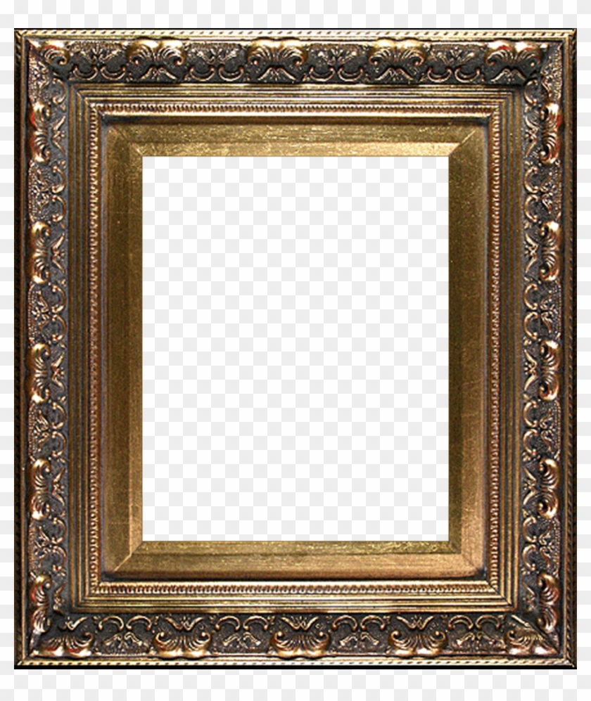 Baroque Antique Gold Frame - Old Fashioned Old Photo Frame Png Clipart #579278