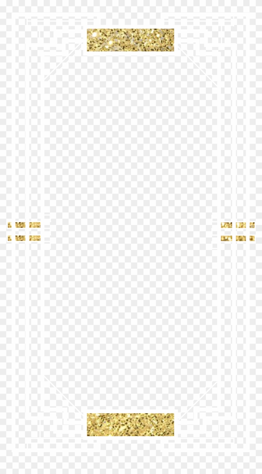Art Deco Gold Frame - Art Deco Invitation Free Vector Clipart #579429