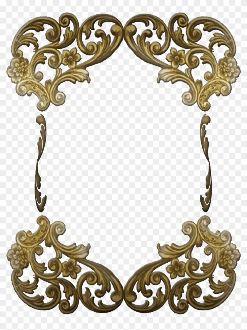 Free Ornate Victorian Frame - Frame Design Transparent Background Clipart #579634