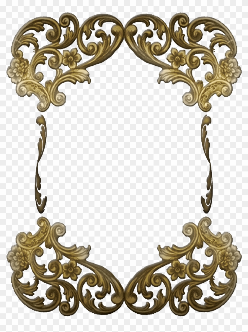 Free Ornate Victorian Frame - Frame Design Transparent Background Clipart