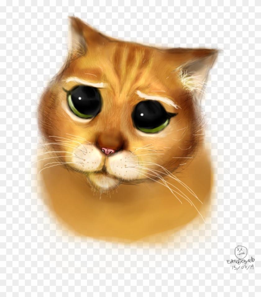 Gato Shrek Png - Gato Con Botas Png Clipart