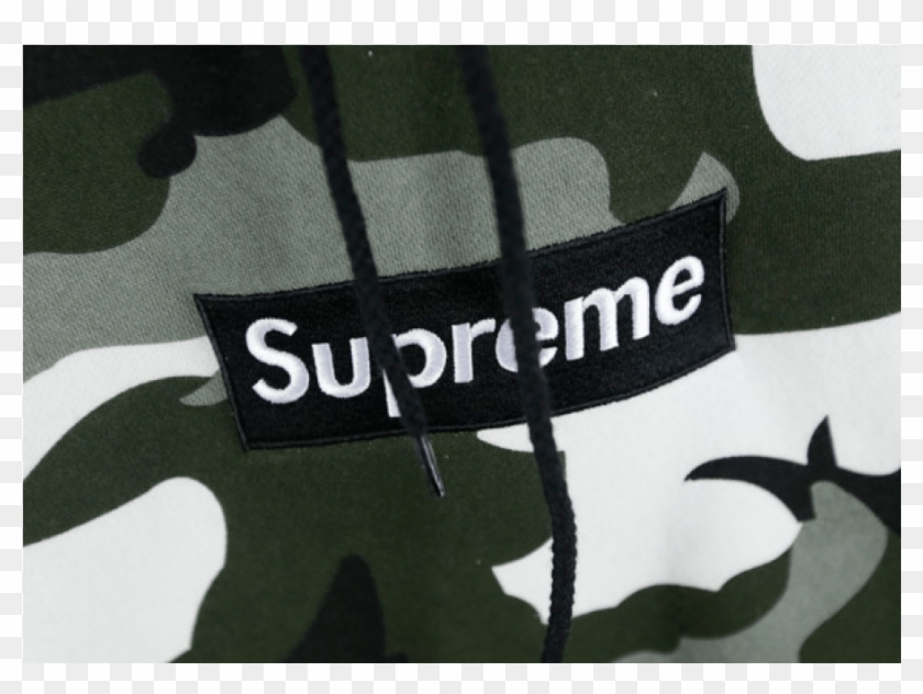 Supreme Box Logo Black And Camo Clipart