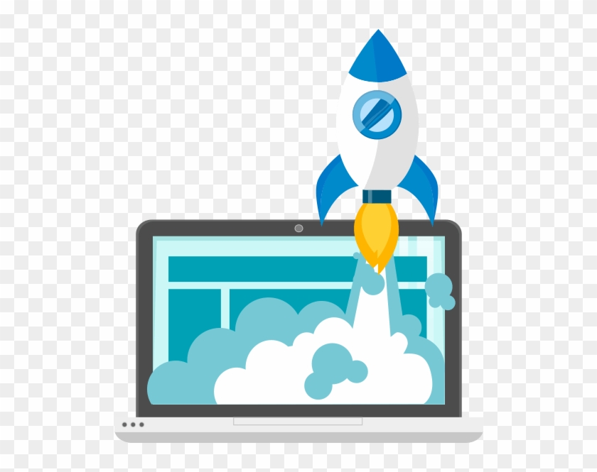 Startup-rocket - Computer Speed Clipart - Png Download