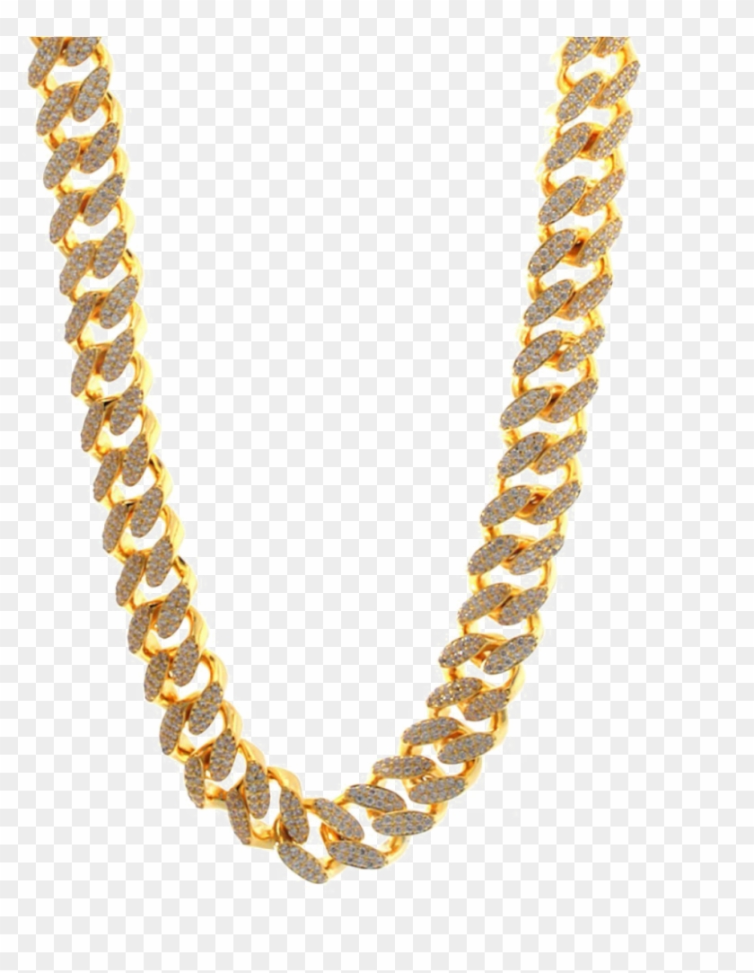 Pure Gold Chain Png Photo - Mens Gold Necklace Clipart