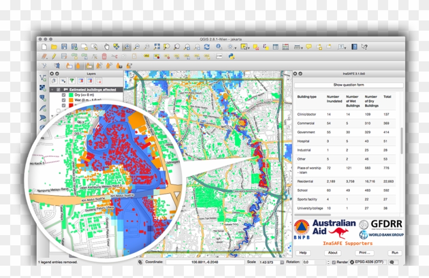 Inasafe - Map Clipart