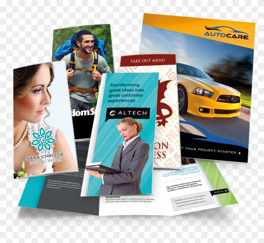 Picture Of Custom Full Color Brochures - Brochure Printing Clipart #5700506
