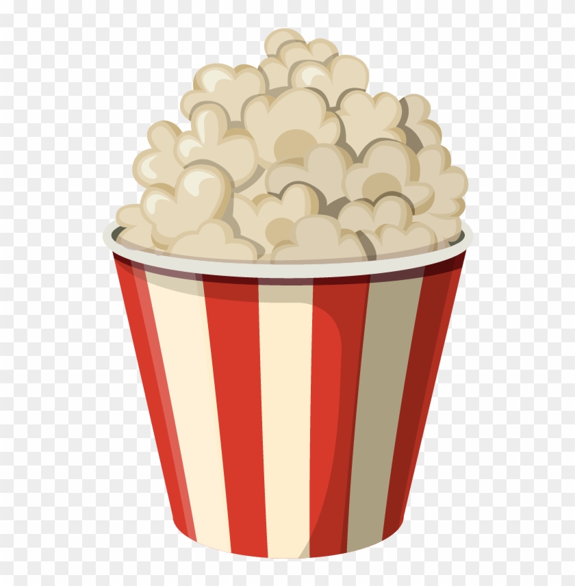 Cinema Drawing A - Popcorn Bucket Png Clipart