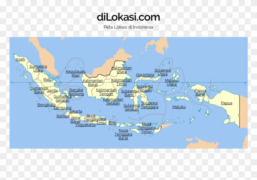 Blank Map Of Indonesia Clipart #5700790