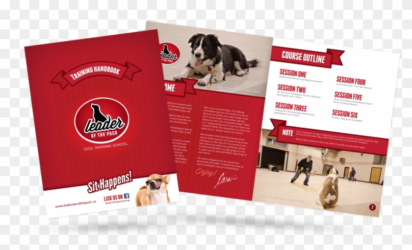 Leader Of The Pack - Red Brochure Png Clipart