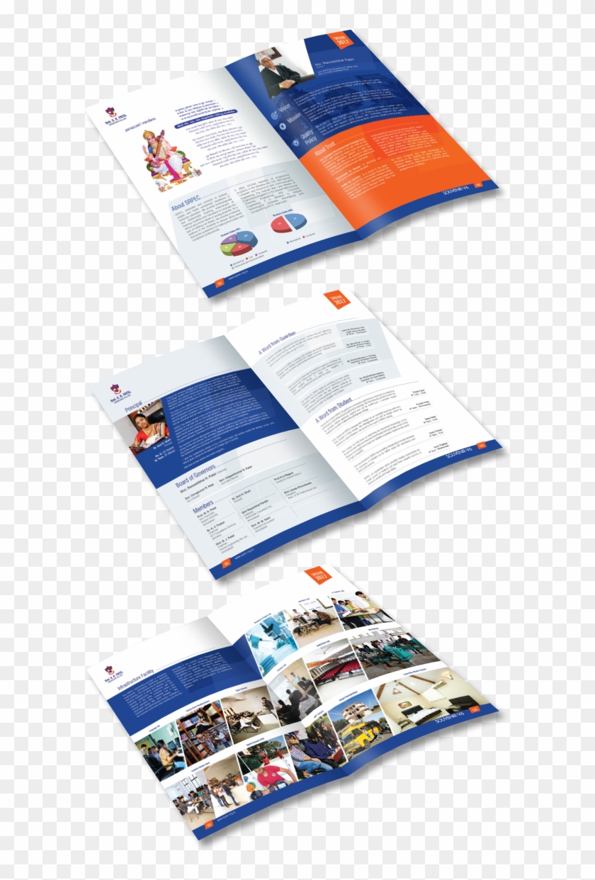 College And Campus Brochures Design - Brochure Clipart #5700928