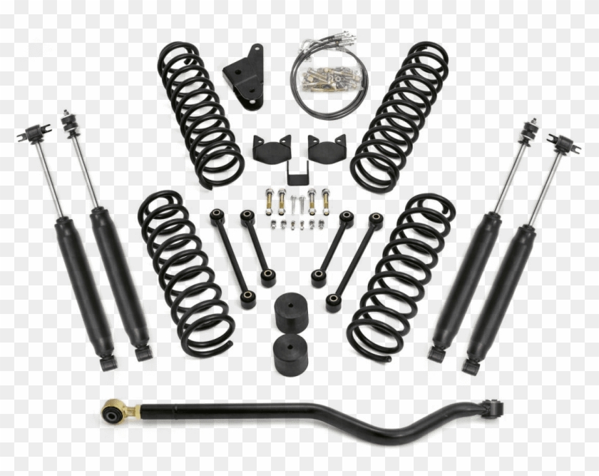 Readylift 49-6933 4" Coil Spring Lift Kit W/f/r Brake - Jeep Clipart #5701213