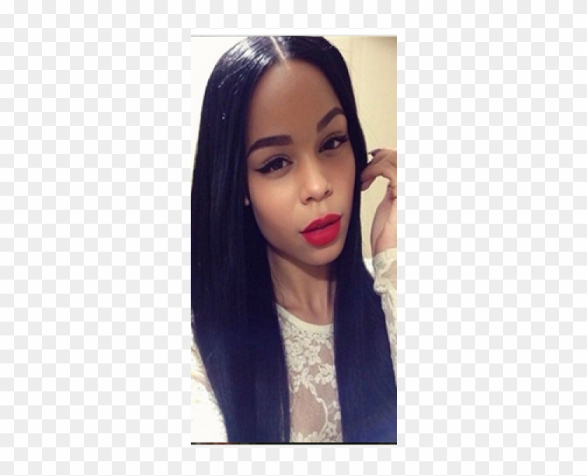 Peruvian Virgin Hair Straight 3 Bundles With Closure - Synthetic Lace Front Wigs Clipart