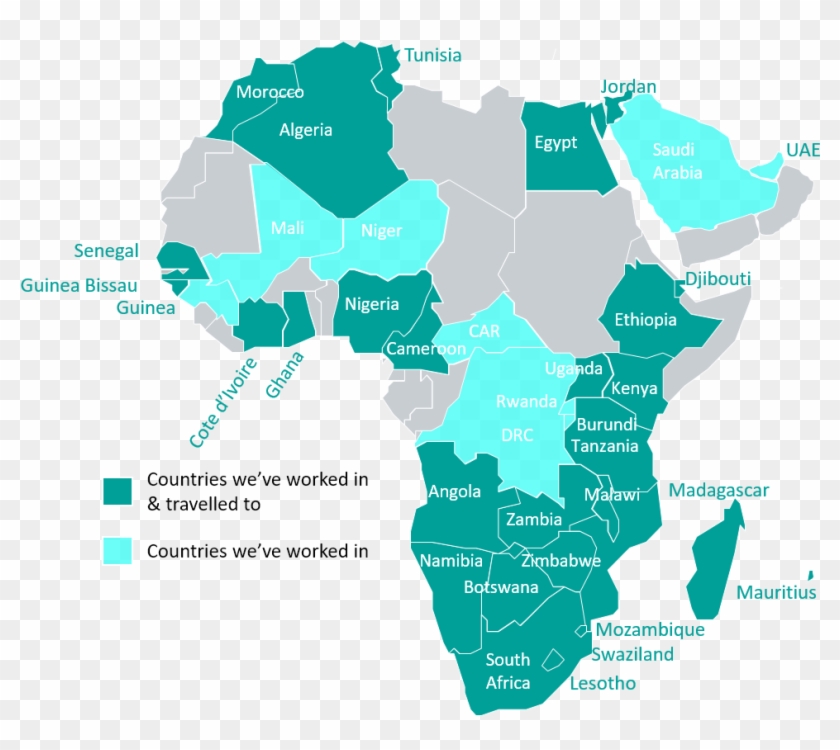 Map-africa - Map Of Malaysia And Australia Clipart