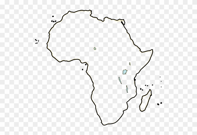 Be - Blank Map Africa Lakes Clipart #5701722