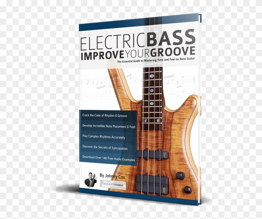 3d Book Cover Improve Your Groove - Bass Guitar Clipart #5701782