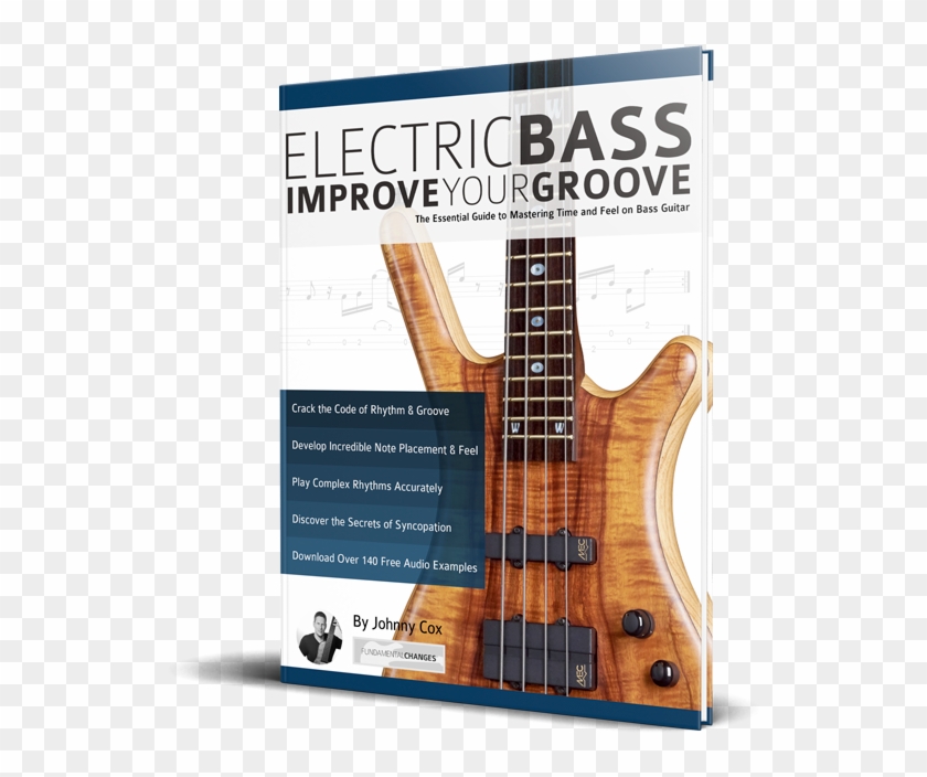 3d Book Cover Improve Your Groove - Bass Guitar Clipart #5701782