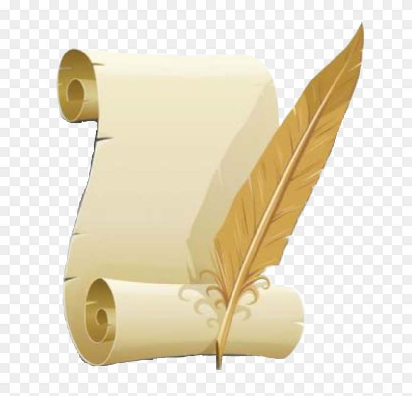 #pergaminho - Pen And Paper Clipart - Png Download #5701895