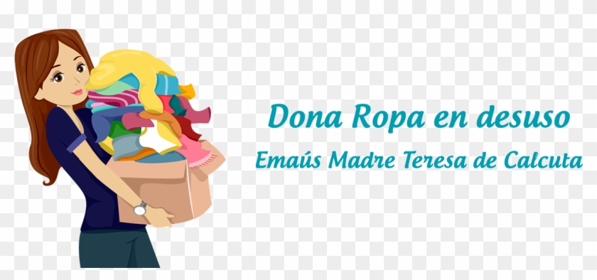 Emaús Donar Ropa - Cloth Donation Illustration Clipart #5701972