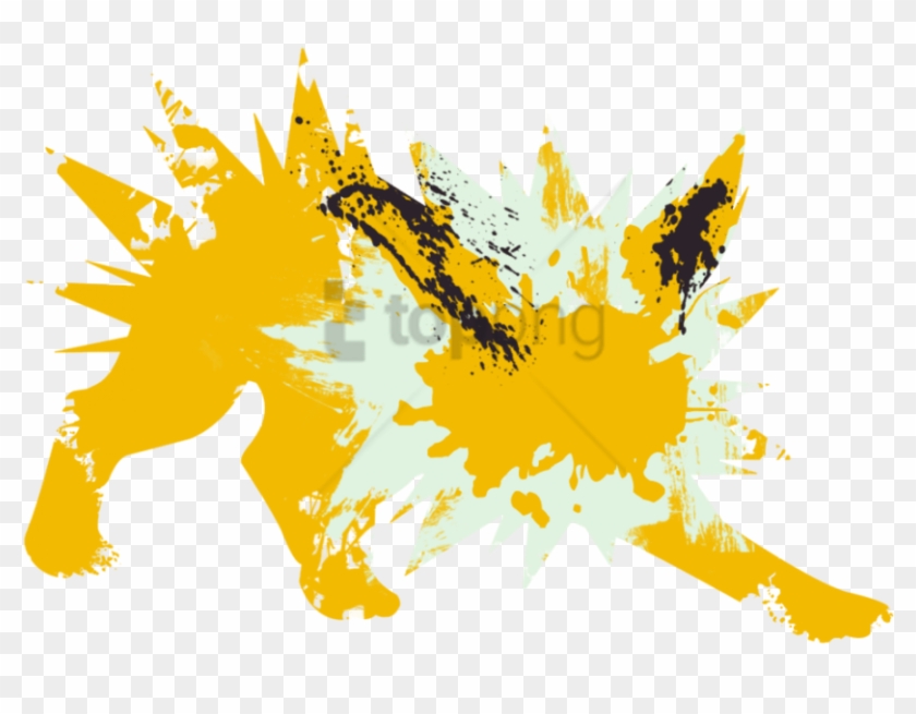 Free Png Yellow Paint Splash Png Png Image With Transparent - Yellow Paint Splatters On Transparent Background Clipart