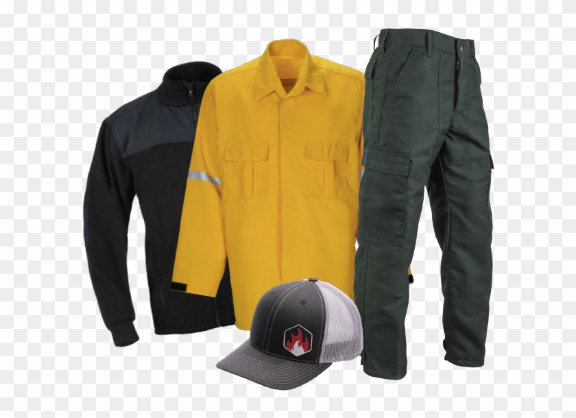 Clothing - Hotshot Firefighter Jacket Clipart