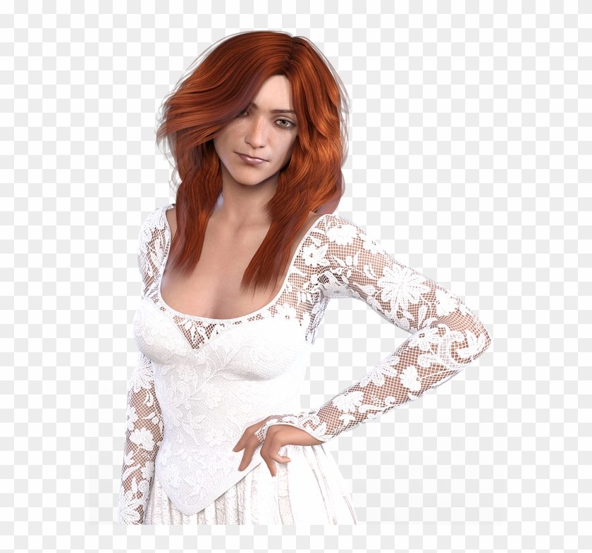 Woman Cheeky Young Woman Pretty Beautiful Woman - Boys Ke Brown Color Hair Clipart