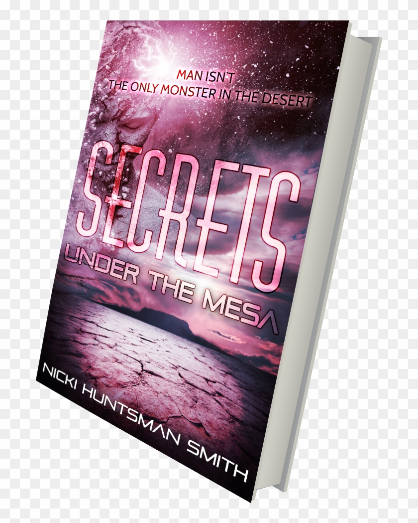 3d Book Render "secrets Under The Mesa" - Flyer Clipart