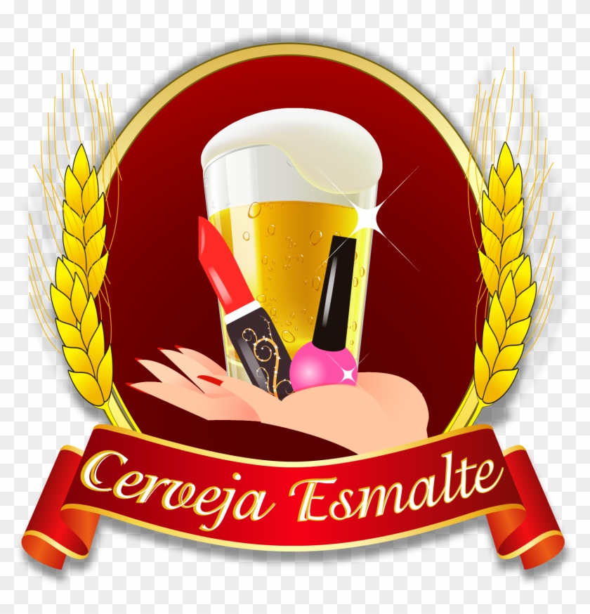 Cerveja & Esmalte - Logo Copo De Cerveja Clipart