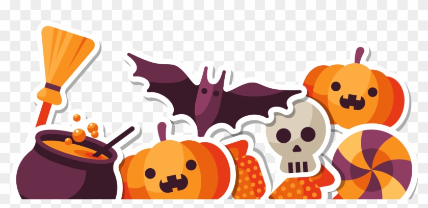 Halloween Page Footer - Cartoon Clipart #5703802