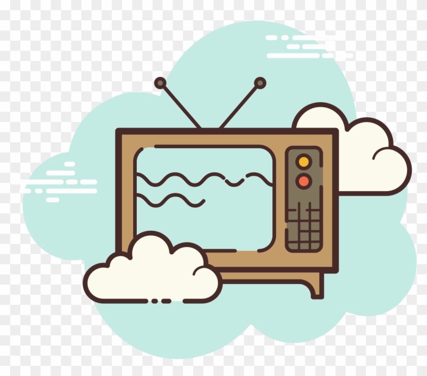 Retro Tv Icon - Portable Network Graphics Clipart #5703839