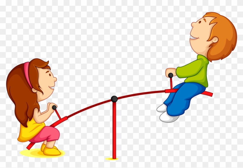 Фото, Автор Elena-soloveika На Яндекс - Seesaw Cartoon Png Clipart