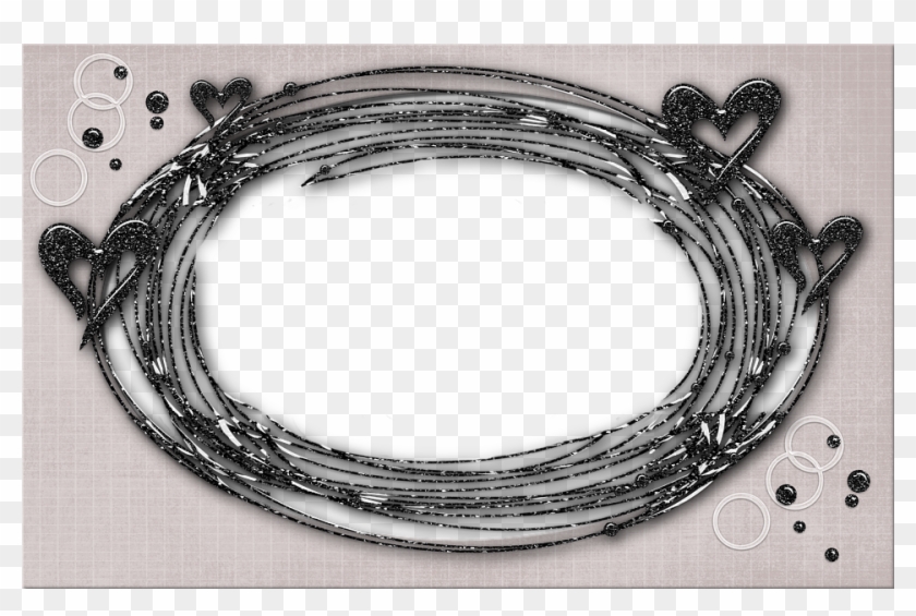 Diary, Picture Frame, Album, Heart, Braid, Glitter - Picture Frame Clipart #5704296