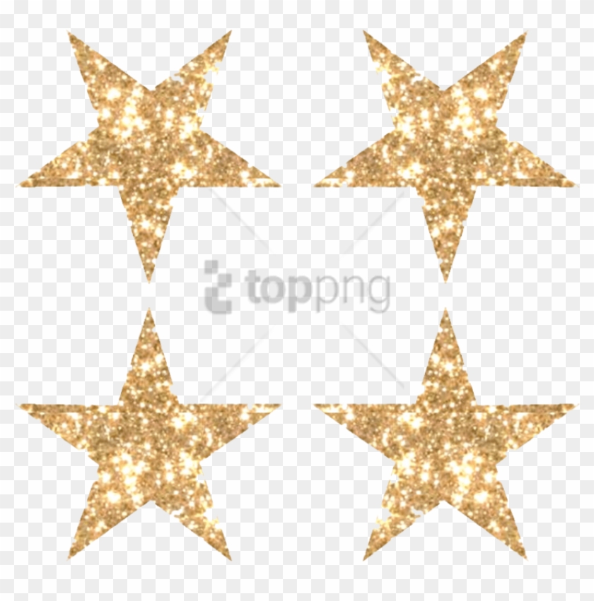 Free Png Gold Glitter Png Png Image With Transparent - Gold Glitter Star Png Clipart #5704386