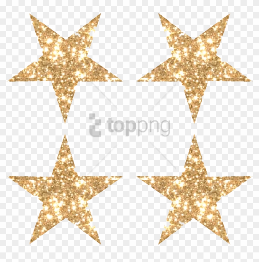 Free Png Gold Glitter Png Png Image With Transparent - Gold Glitter Star Png Clipart