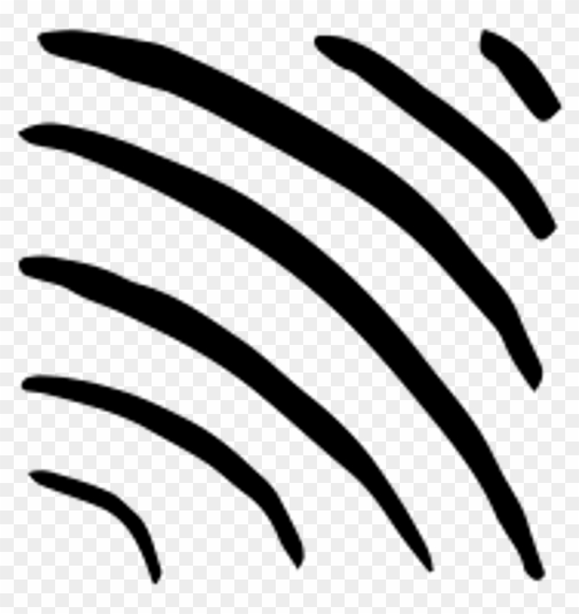 Black Ink Brush Stroke Mark Line Diagonal Ⓒ - Drawing Clipart