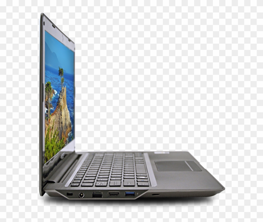 Banner Freeuse Vector Laptop Side - Laptop Profile View Png Clipart