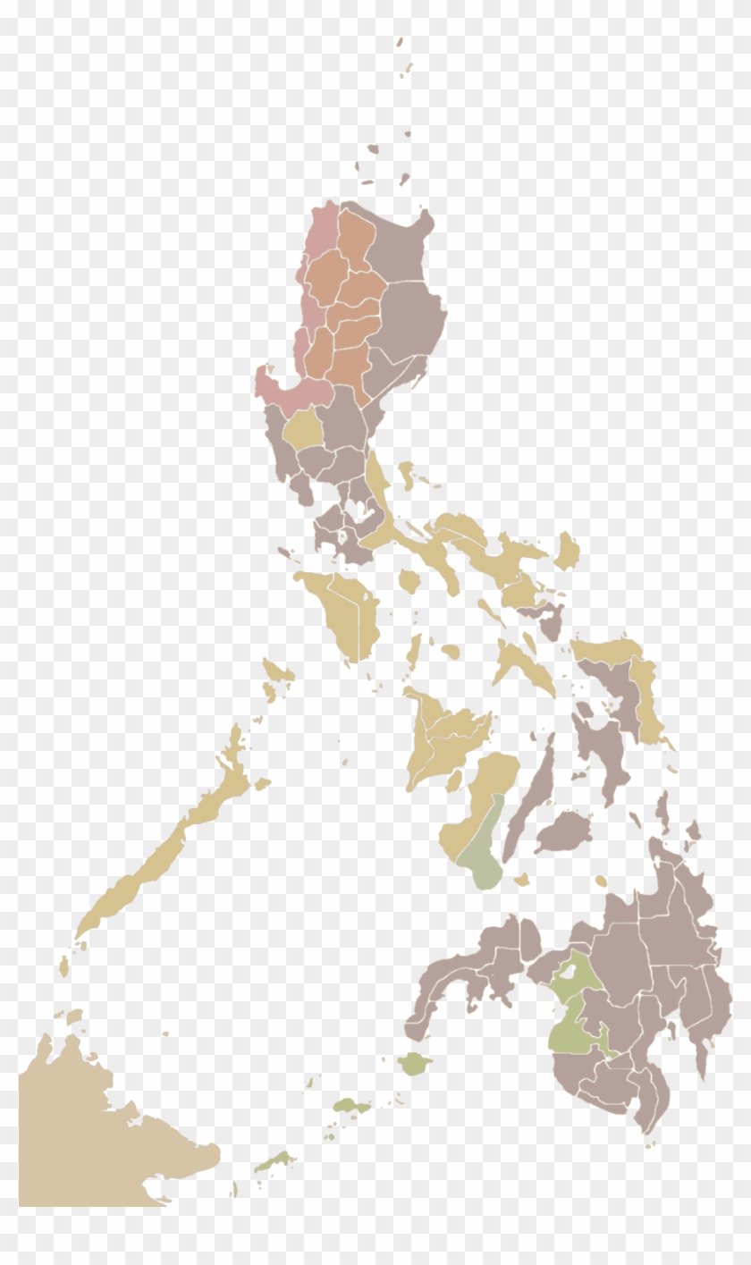 Fifth Philippine Republic Sixth Philippine Republic - Philippine Map Outline Png Clipart #5705042
